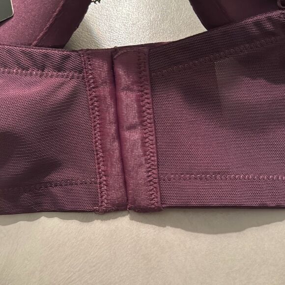 Torrid Push-Up Bra Plunge Lace Grape Purple 46DDD NWT - Picture 8 of 10